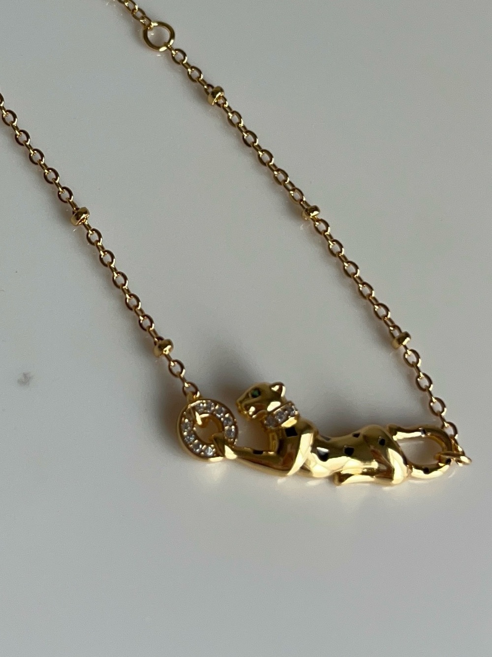 High-End Quality 925 Sterling Silver Panthère Leopard Bracelet